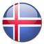 Billig Telefonieren Island - Flagge Island