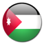 Billig Telefonieren Jordanien - Flagge Jordanien